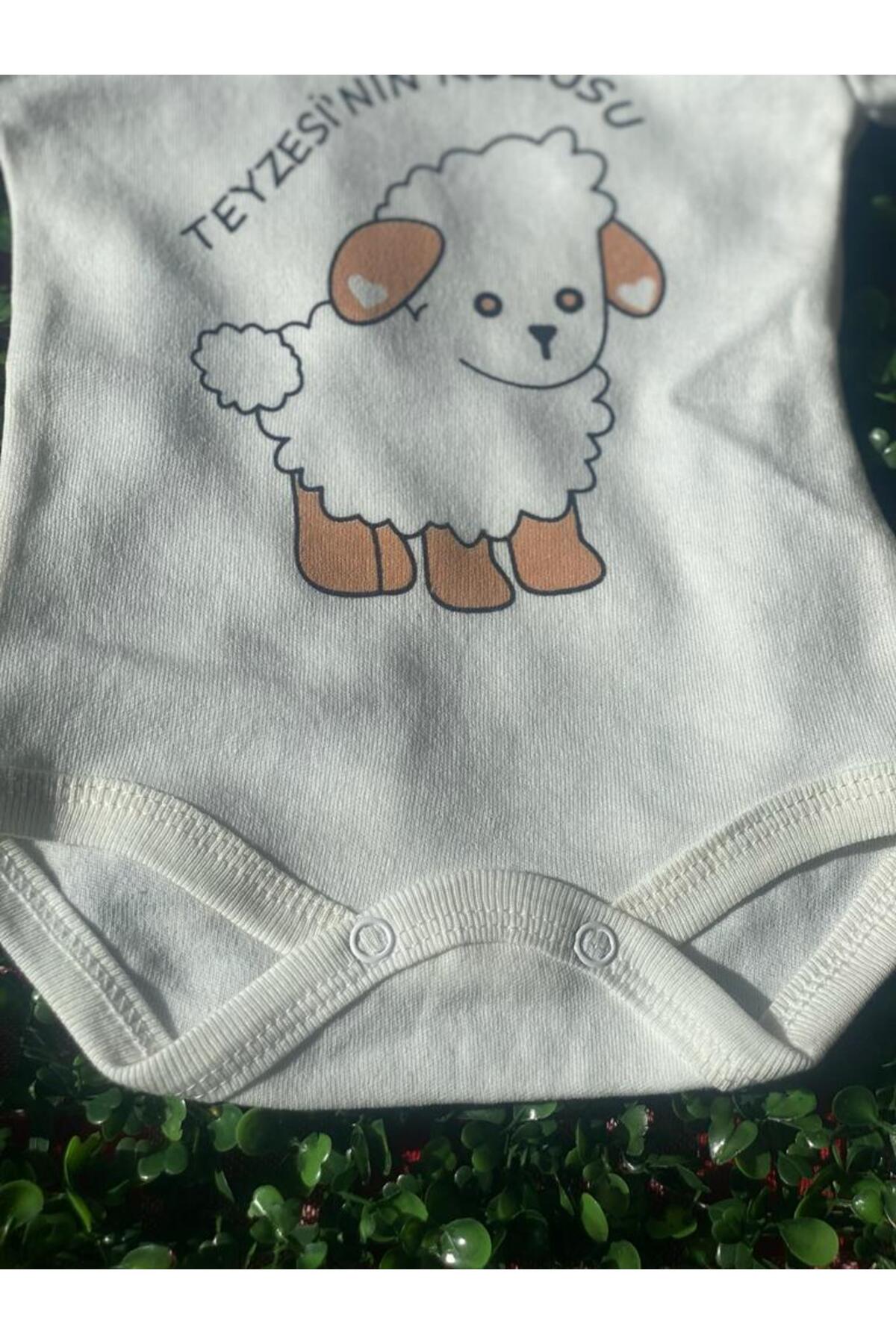 بادی نوزادی دخترانه سفید PİRİNÇ BEBE | TYZ2345 اورجینال - تصویر 2