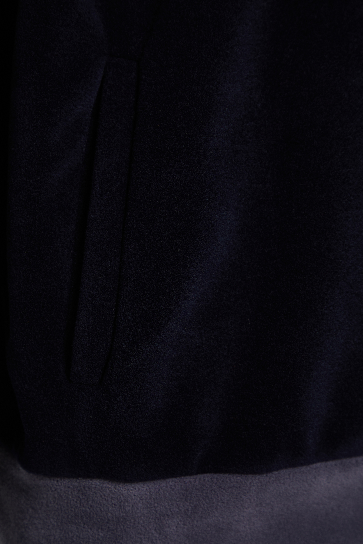  Trendyolmilla Man Lacivert Oversize/Geni? Kesim Dik Yaka Renk Blok Anti-pilling Polar Polar Sweatshirt