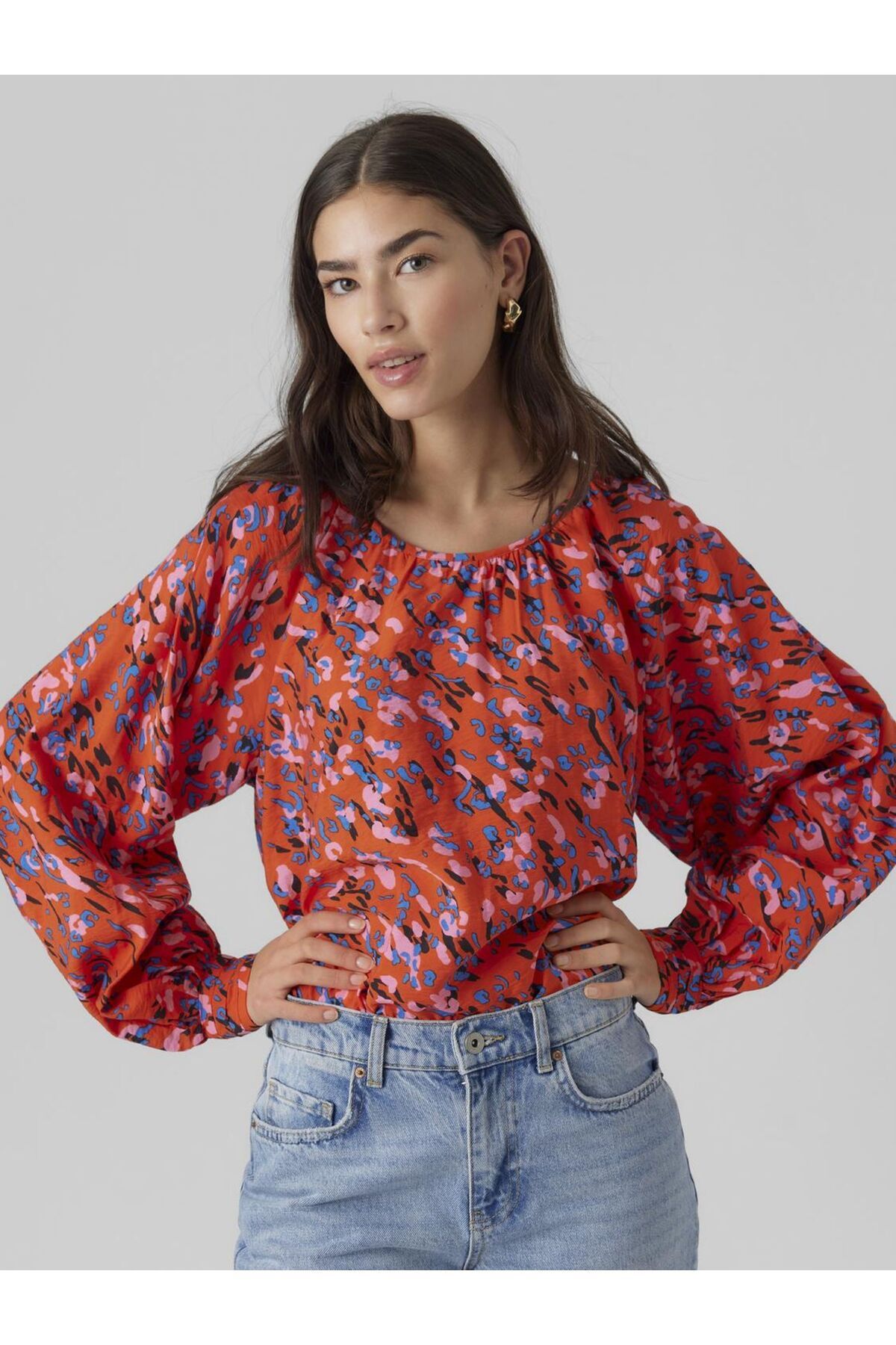 Vero Moda-Damen/Mädchen Tangerine Tango L 5