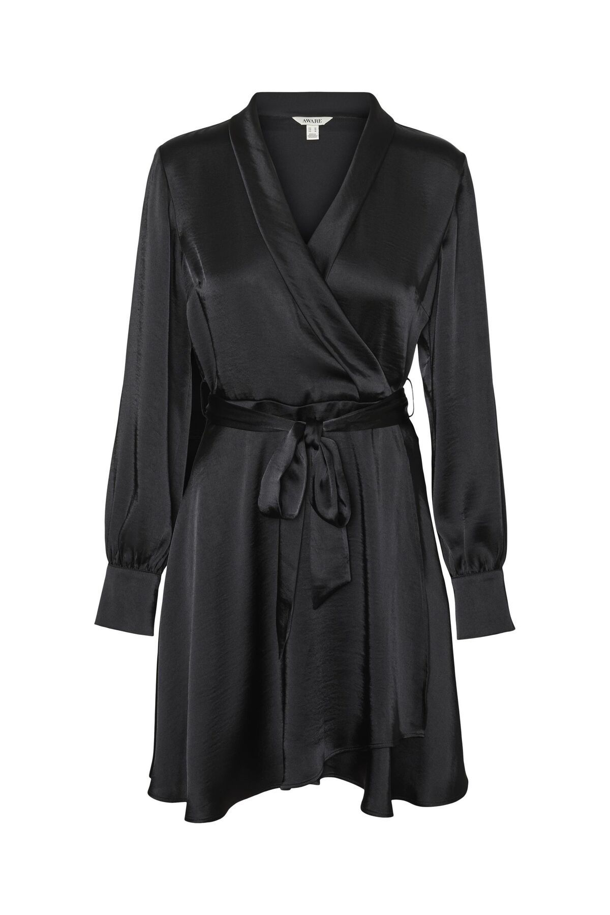 Vero Moda-Kleid VMBEATRICE LS SHAWL NECK KURZES KLEID VMA 2