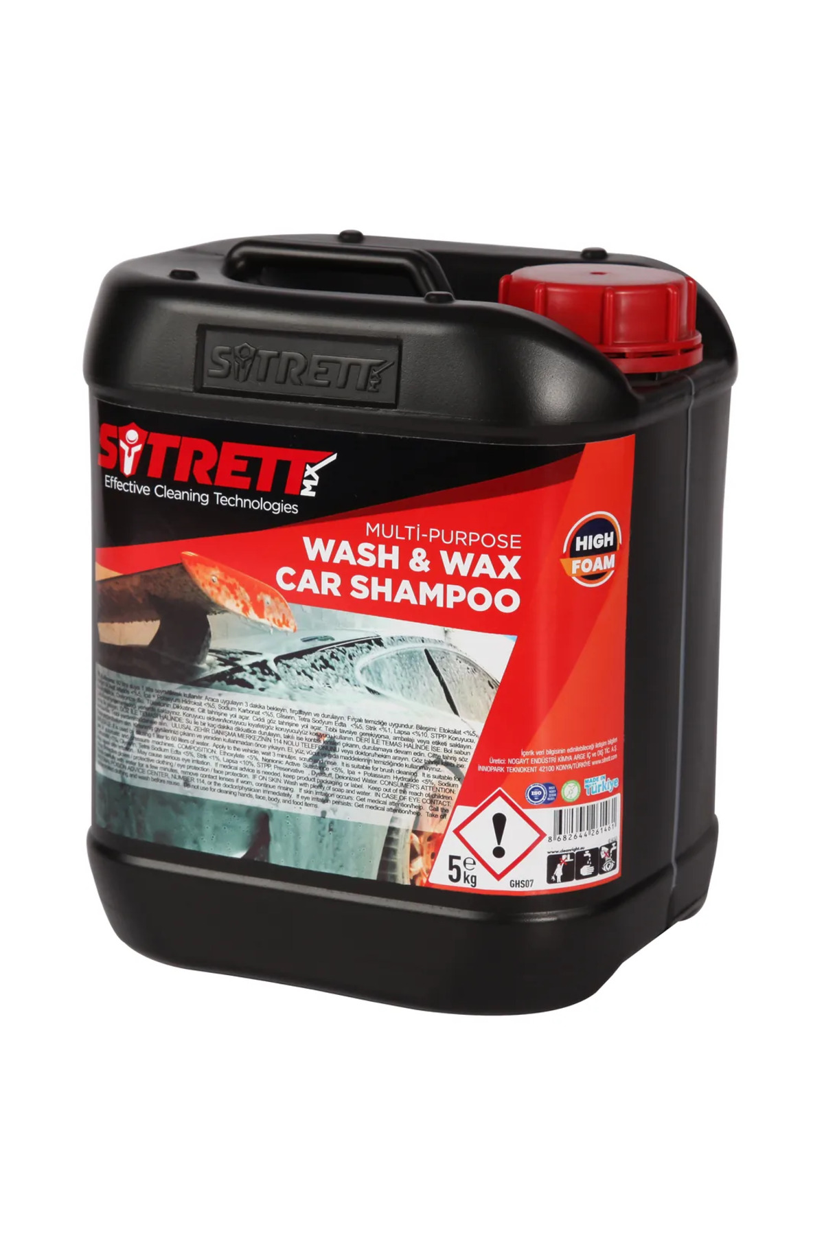 SİTRETT MX Profesyonel Cilalı Oto Şampuanı 5 Kg