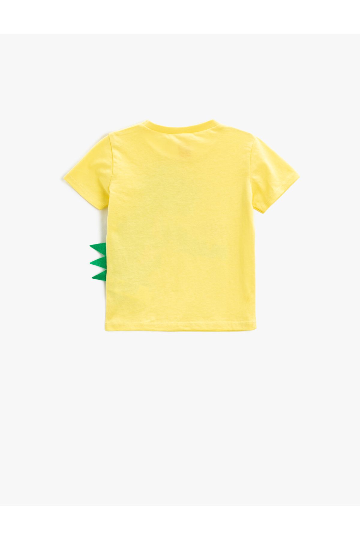 Koton تیشرت نوزاد زرد چاپ شده 3smb10015tk