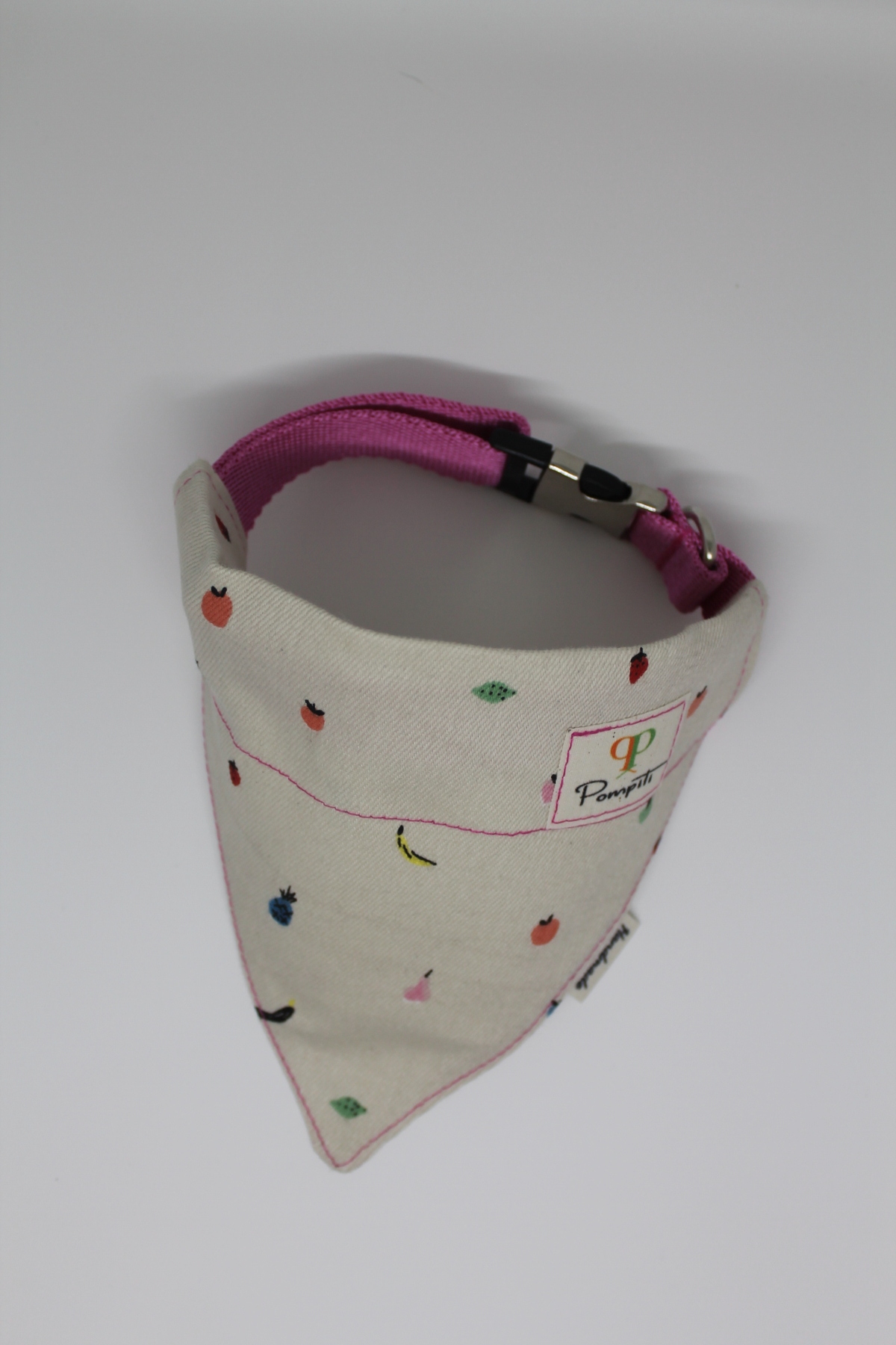 Ayarlanabilir ve Değiştirilebilir Evcil Hayvan Köpek Tasma ve Fular Desenli El Yapımı