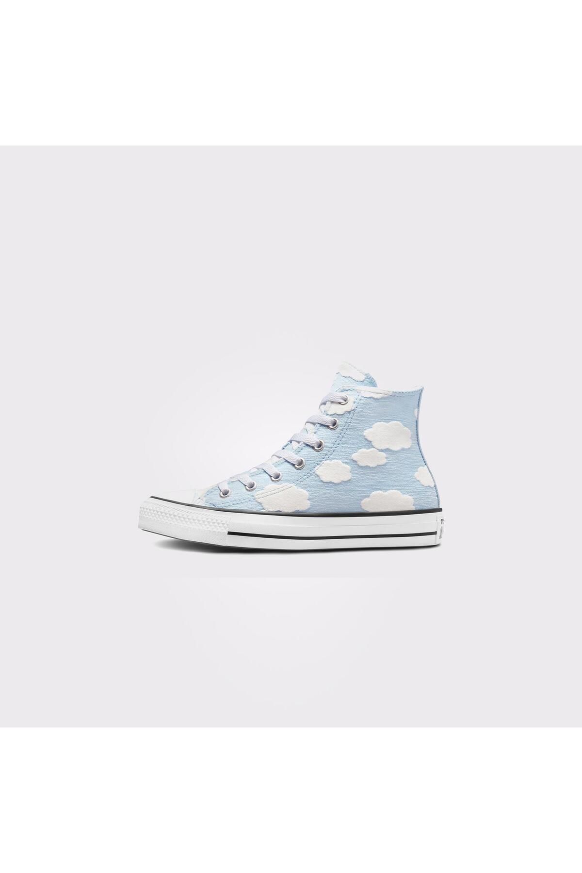 Blue converse heels hotsell
