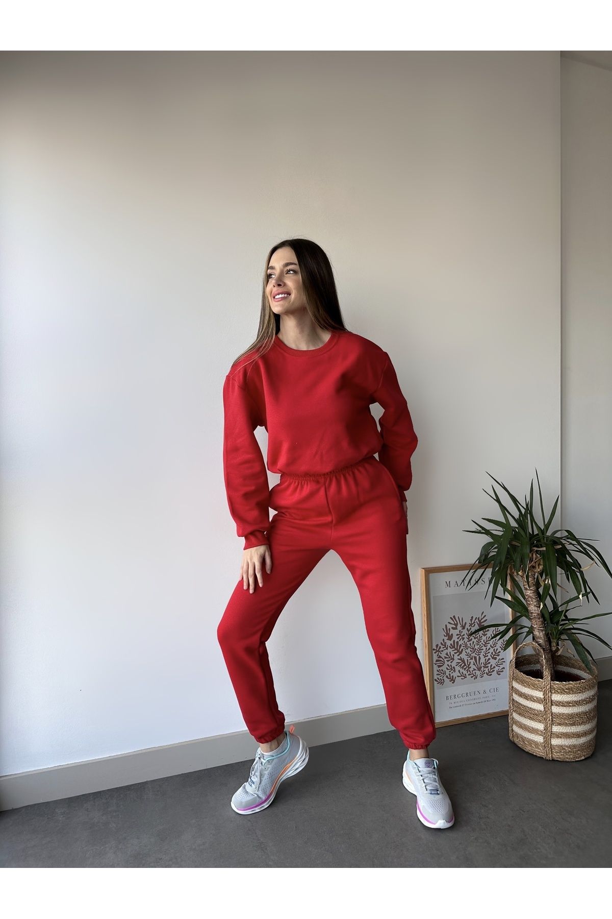 All clearance red sweatsuit