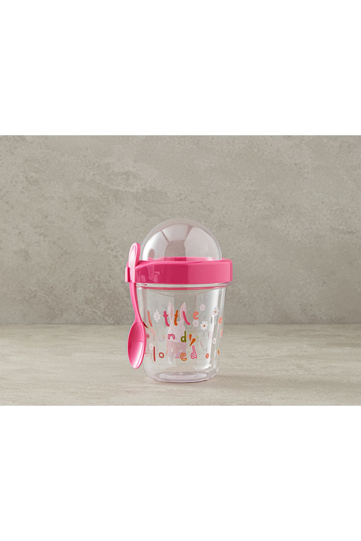 English Home-Pink Bunny Children's Drinker - 350 Ml 1