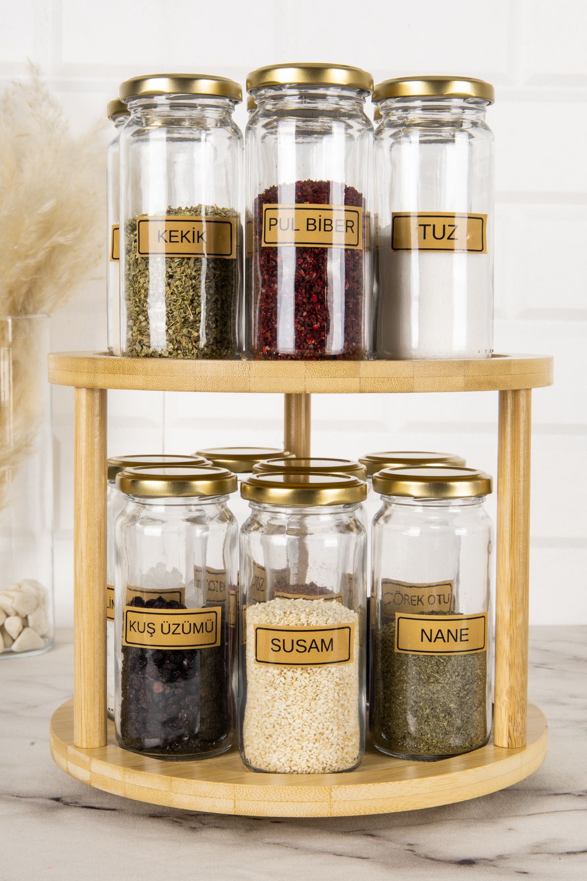 Glass deals spice storage
