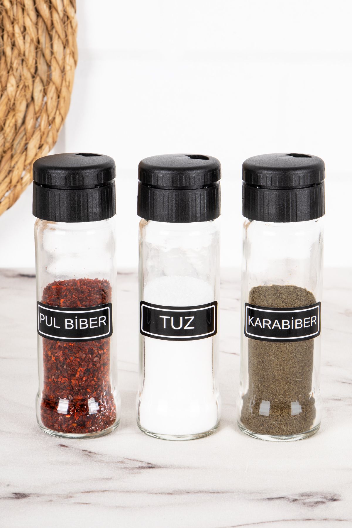 Glass salt hot sale and pepper grinders