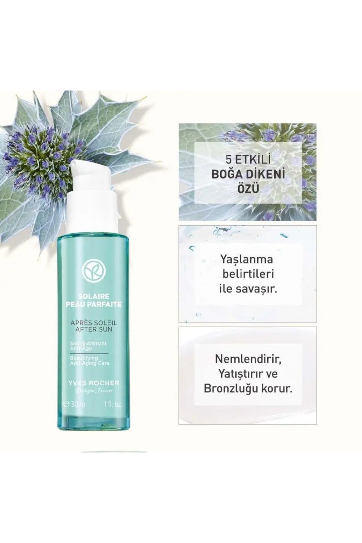 Güneş Sonrası Yüz Kremi - Yaşlanma Karşıtı / Solaire Peau Parfaite - 30ml — elif577414 — تصویر 3 از 7