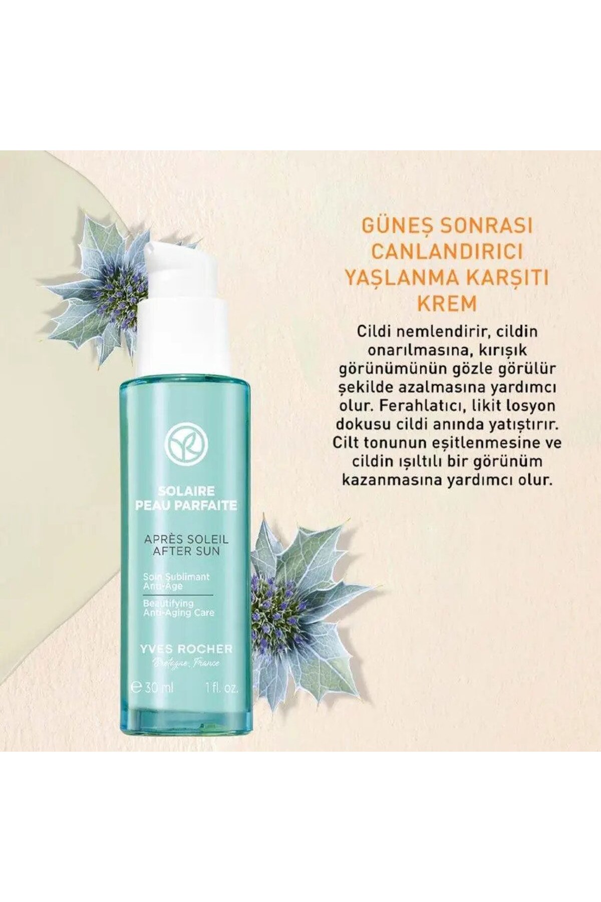 Güneş Sonrası Yüz Kremi - Yaşlanma Karşıtı / Solaire Peau Parfaite - 30ml — elif577414 — تصویر 4 از 7