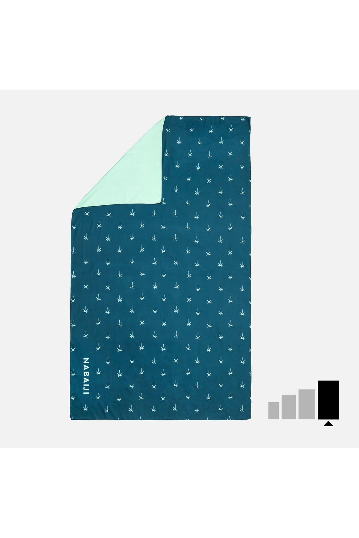 Decathlon-نابايجي منشفة ميكروفايبر - مقاس XL - مطبوعة - 110 × 175 سم 1