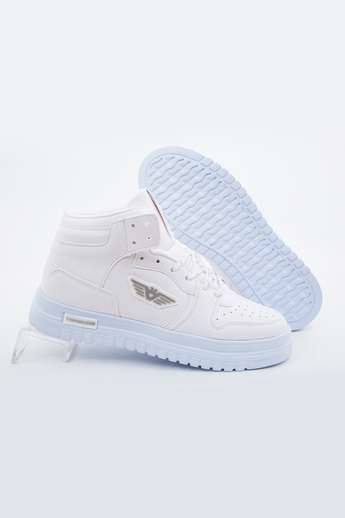 Tomsking-Pantofi sport albi înalți pentru bărbați 2056 4