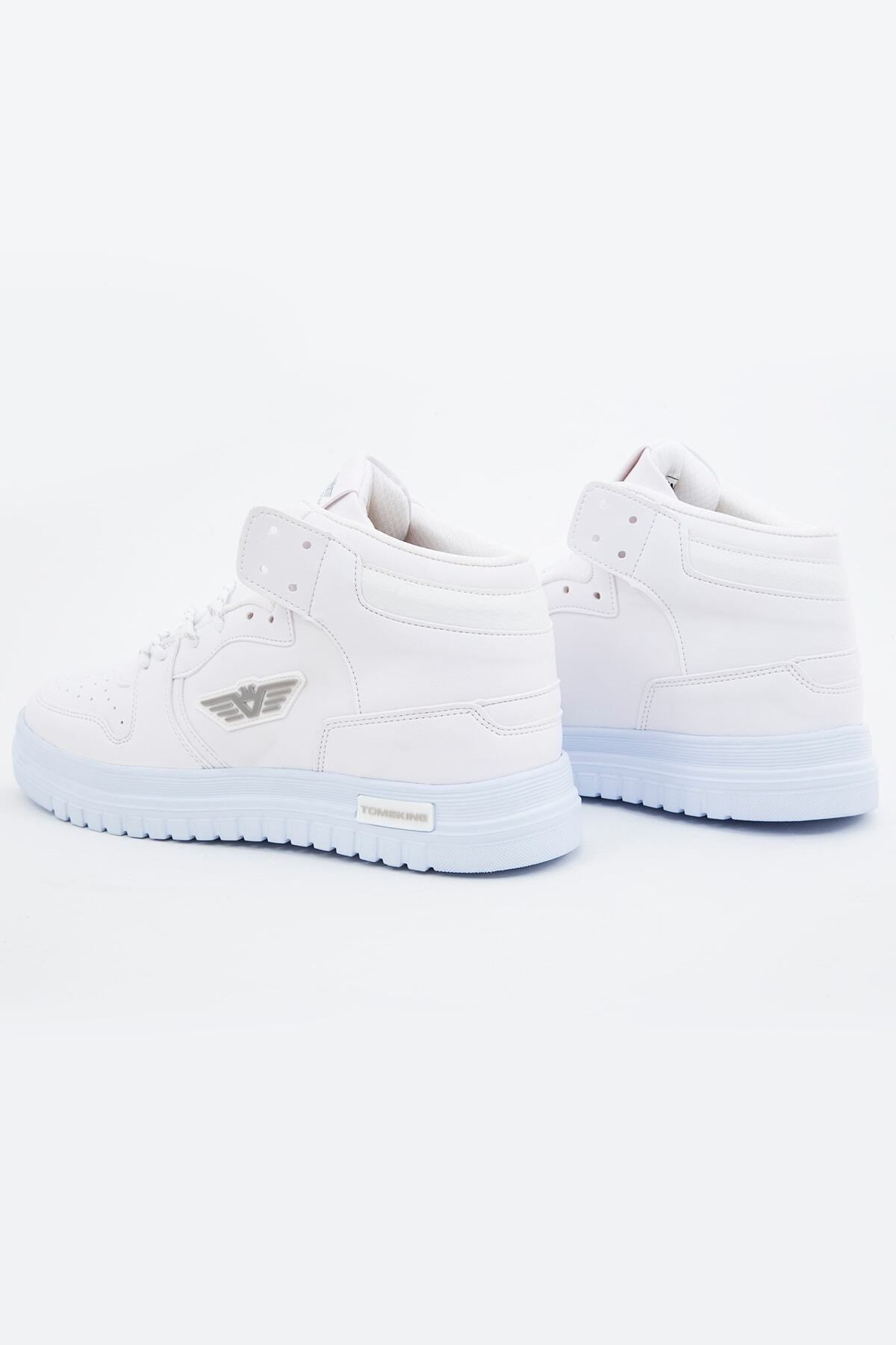 Tomsking-Pantofi sport albi înalți pentru bărbați 2056 3