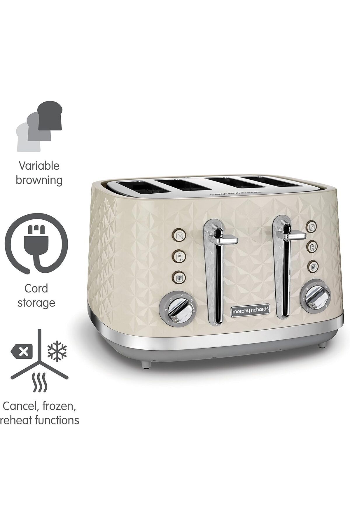 morphy richards-Vector 4 Slice Toaster 2