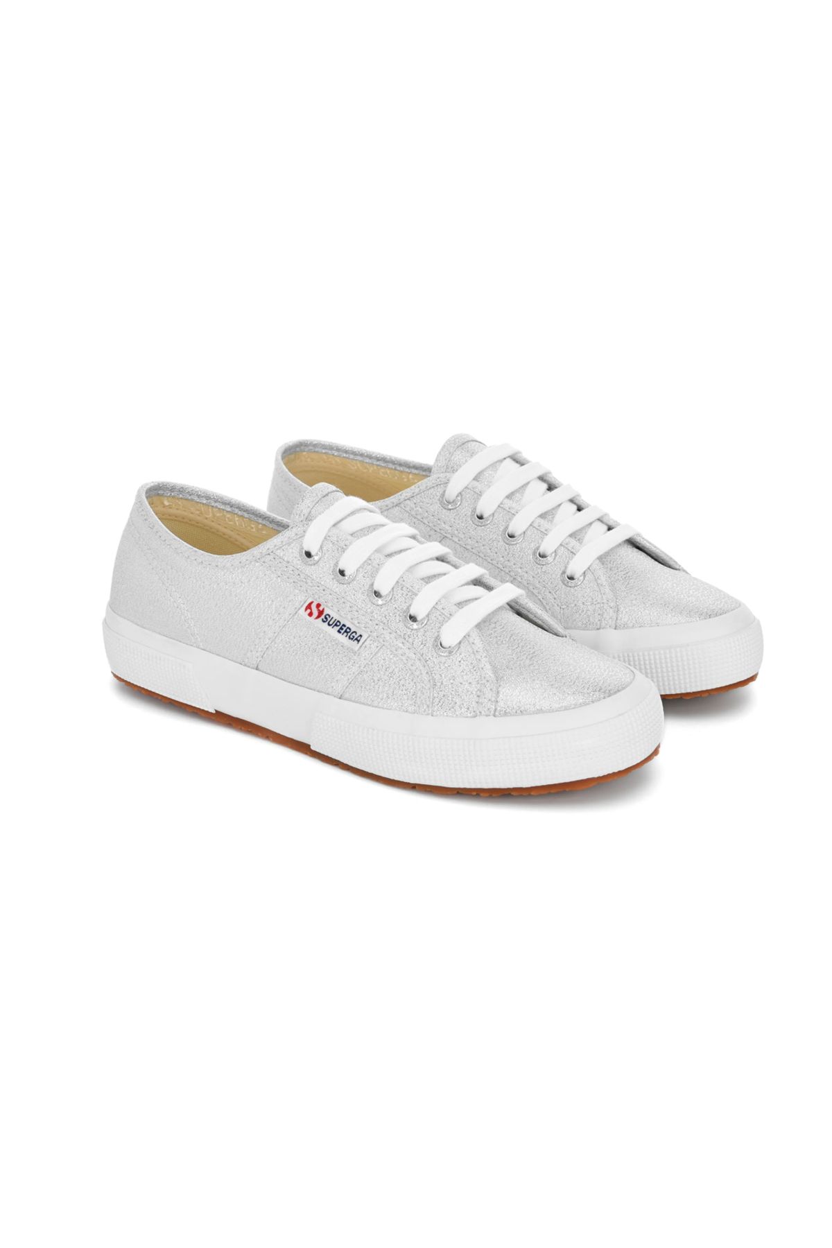 Superga-2750-lamew pantofi argintiu pentru femei 2
