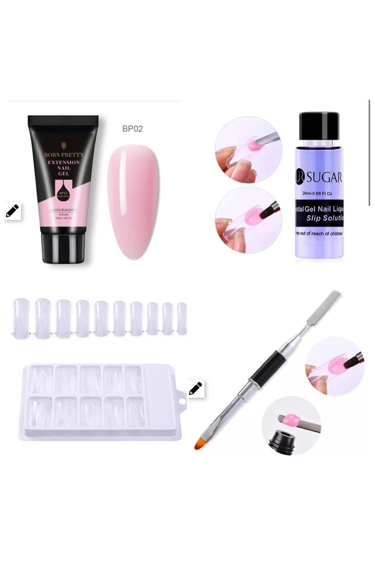 URSUGAR Poly Jel 4'lü Set