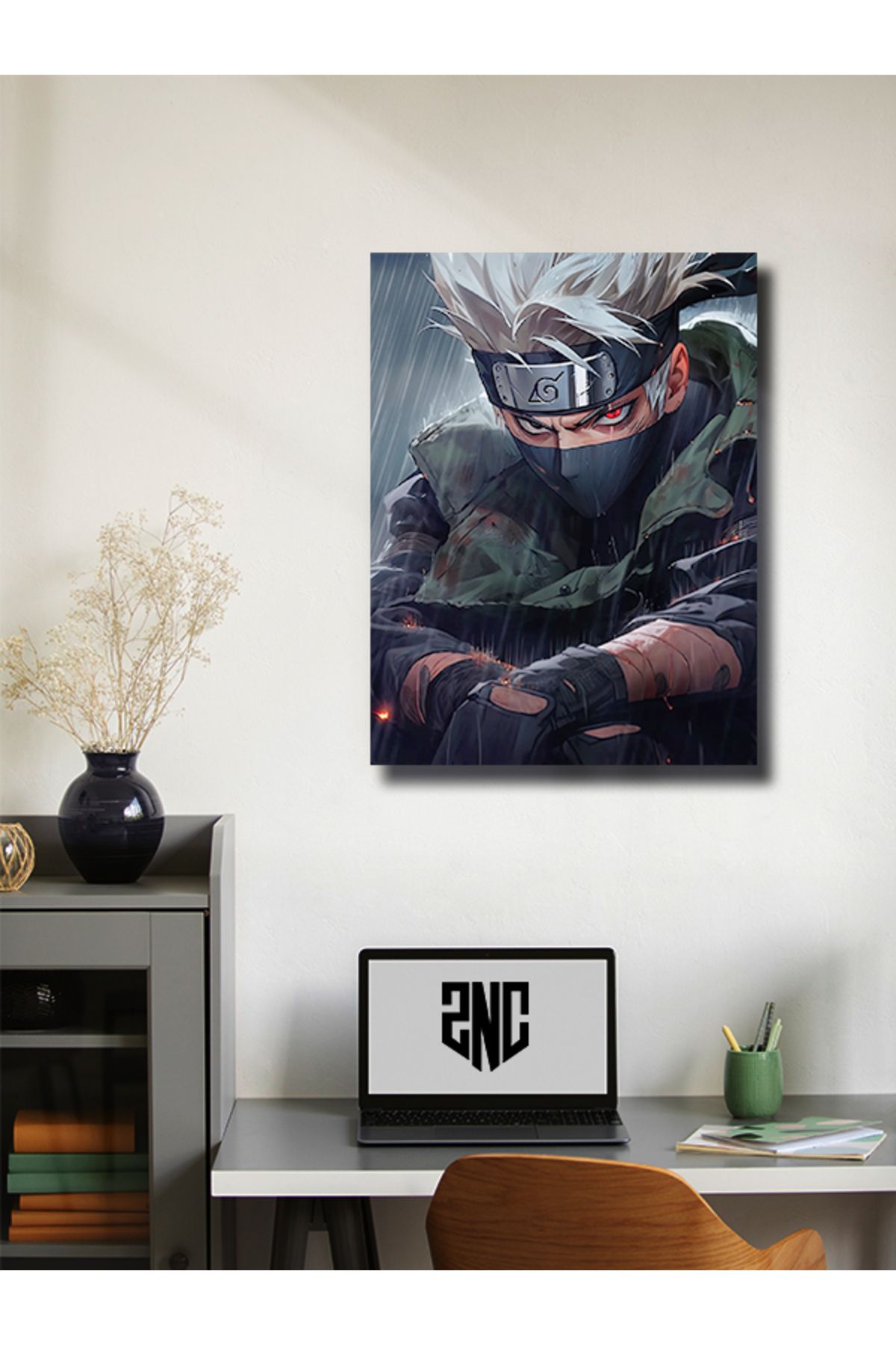 ZNC-Naruto Kakashi Hatake - Custom Design Paper Poster Duar Art 3