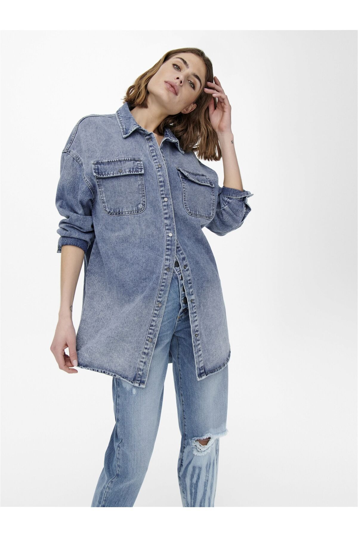 ONLY-Jeanshemd Onlkasia Jeanshemd 8