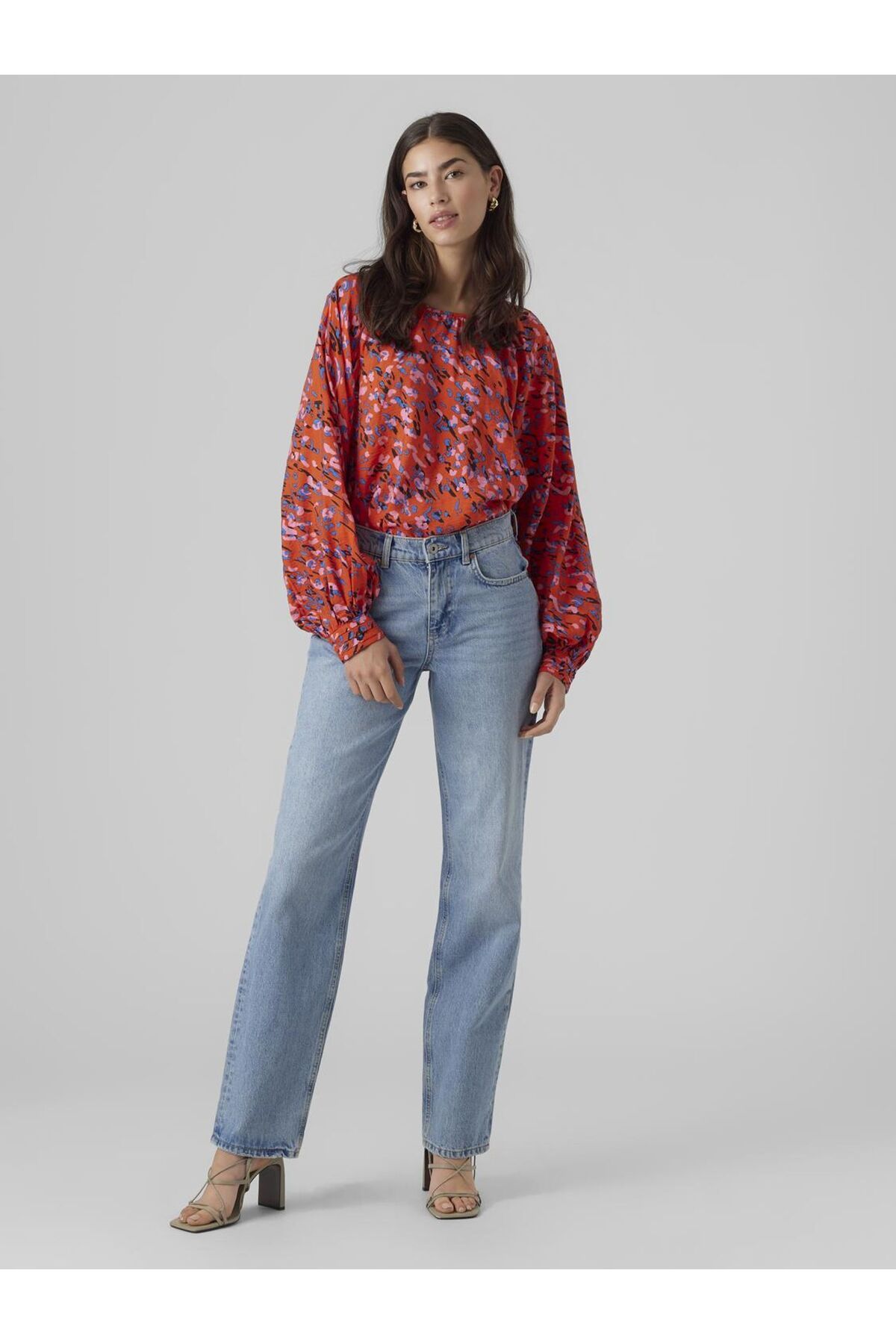Vero Moda-Damen/Mädchen Tangerine Tango L 4