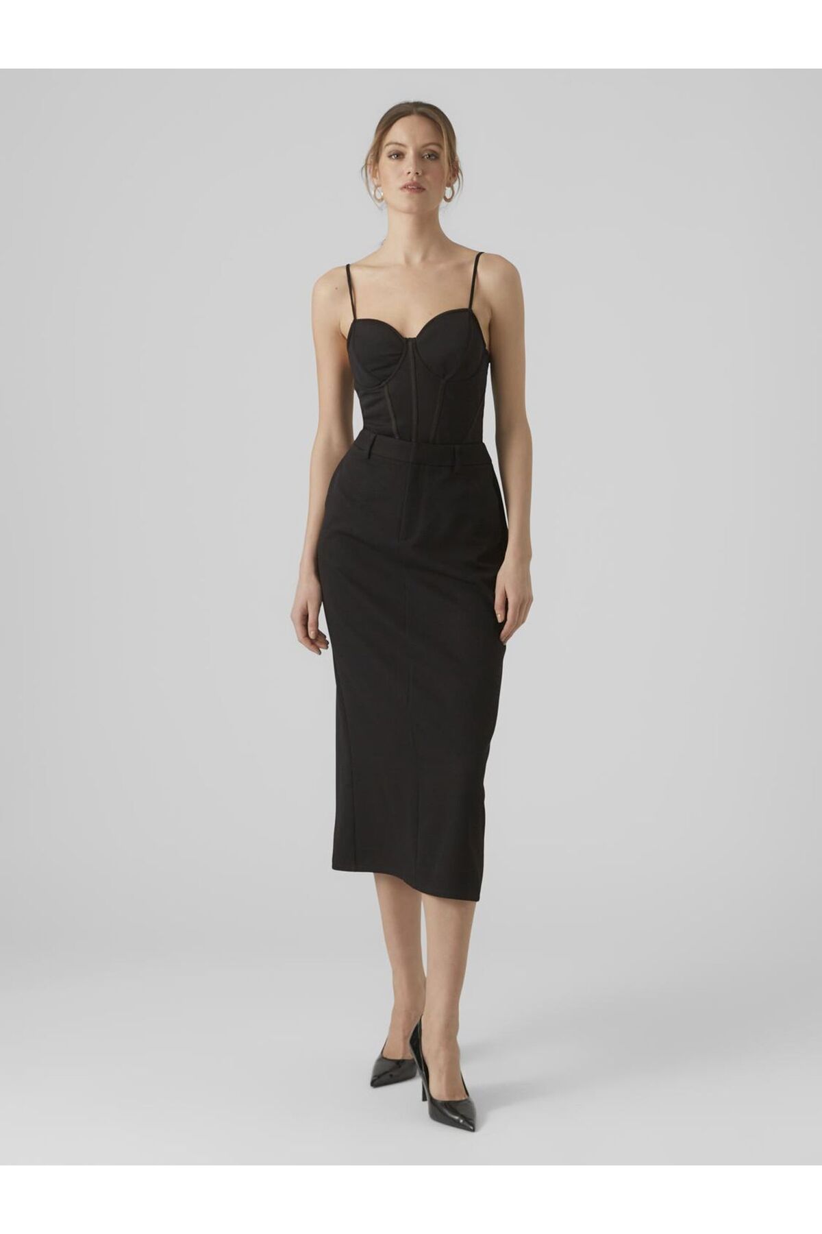 Vero Moda-Vücut VMSIRID SINGLET BODYSTOCK JRS 4