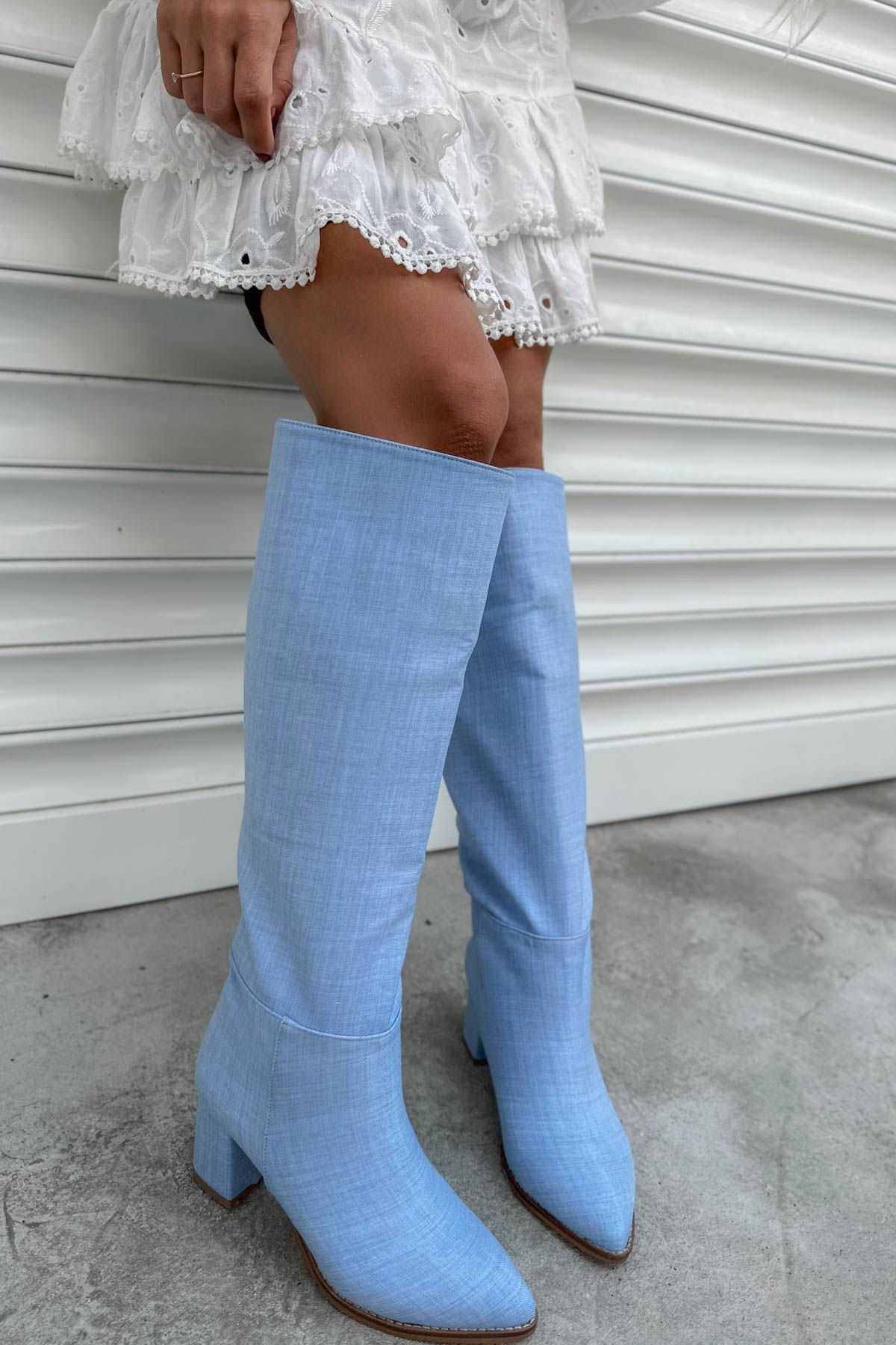 Shoebutik-Μπότες Twente Denim Color 4