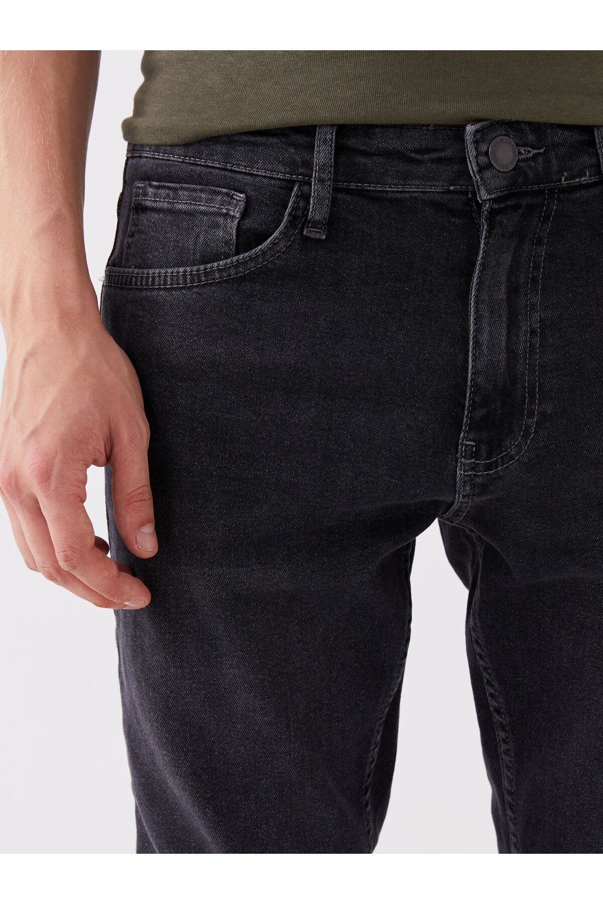 LC Waikiki-Ανδρικό τζιν παντελόνι Slim Fit 750 4