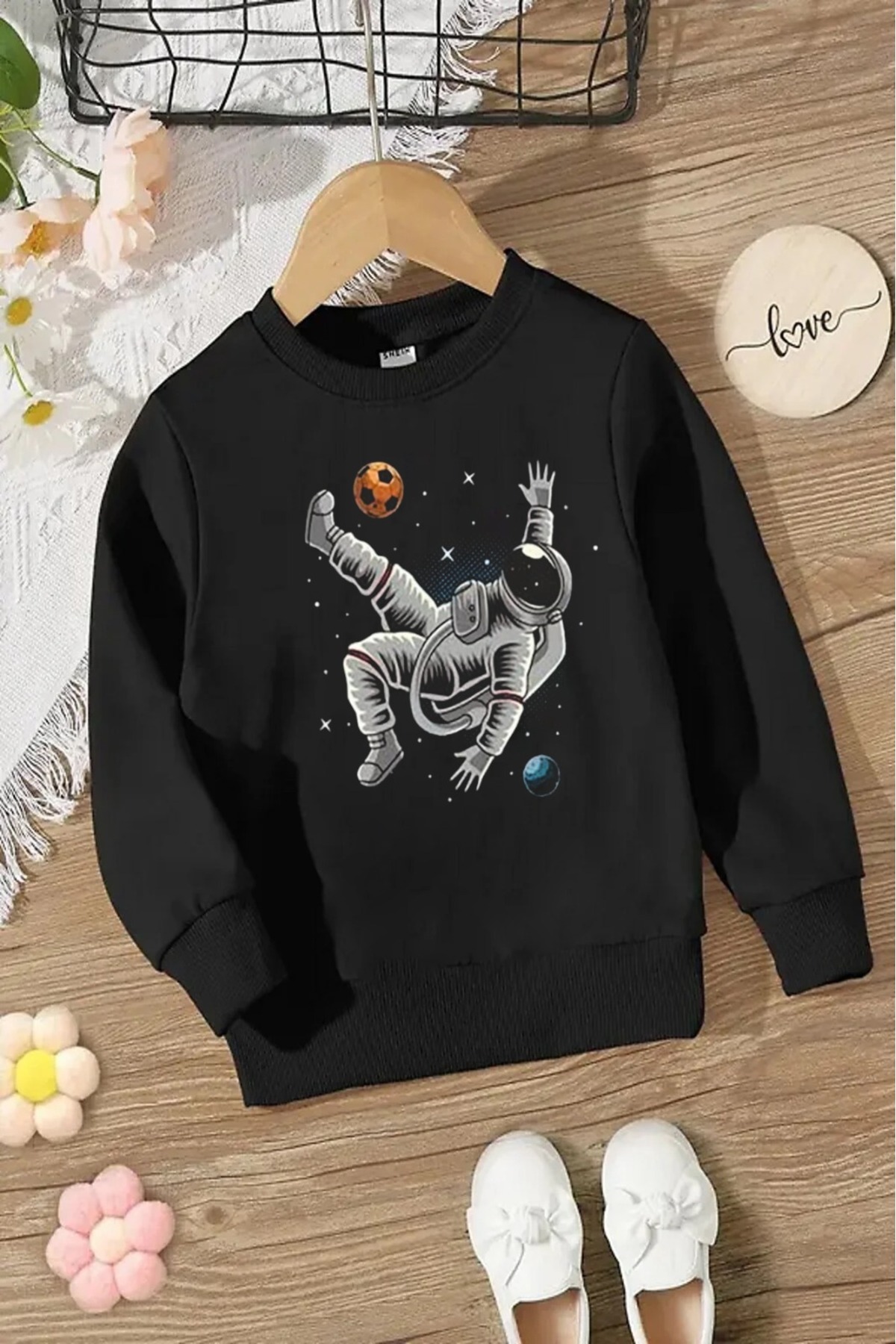 سویشرت پسرانه مشکی Machetta | gezegençocuk اورجینال - تصویر 2