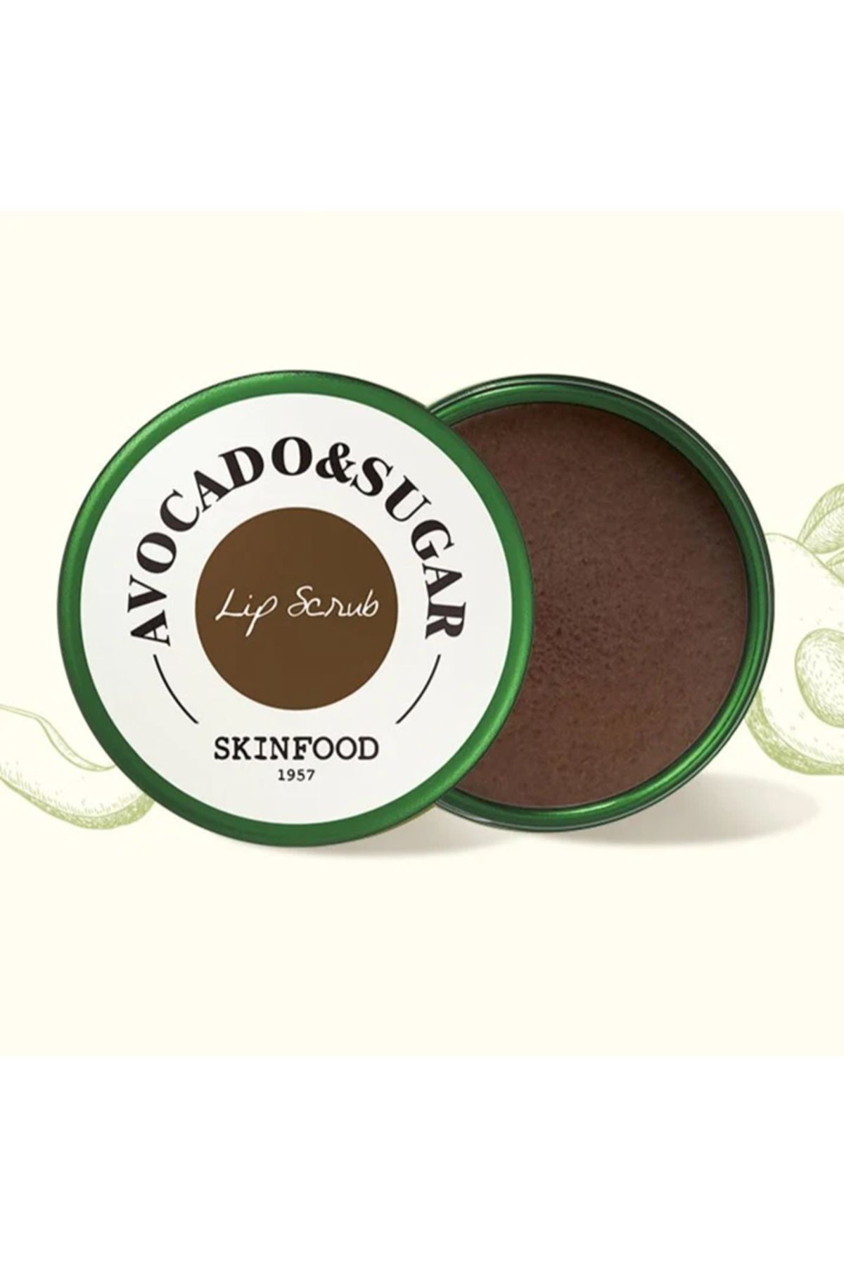 اسکراب لب آووکادو و شکر Skinfood
