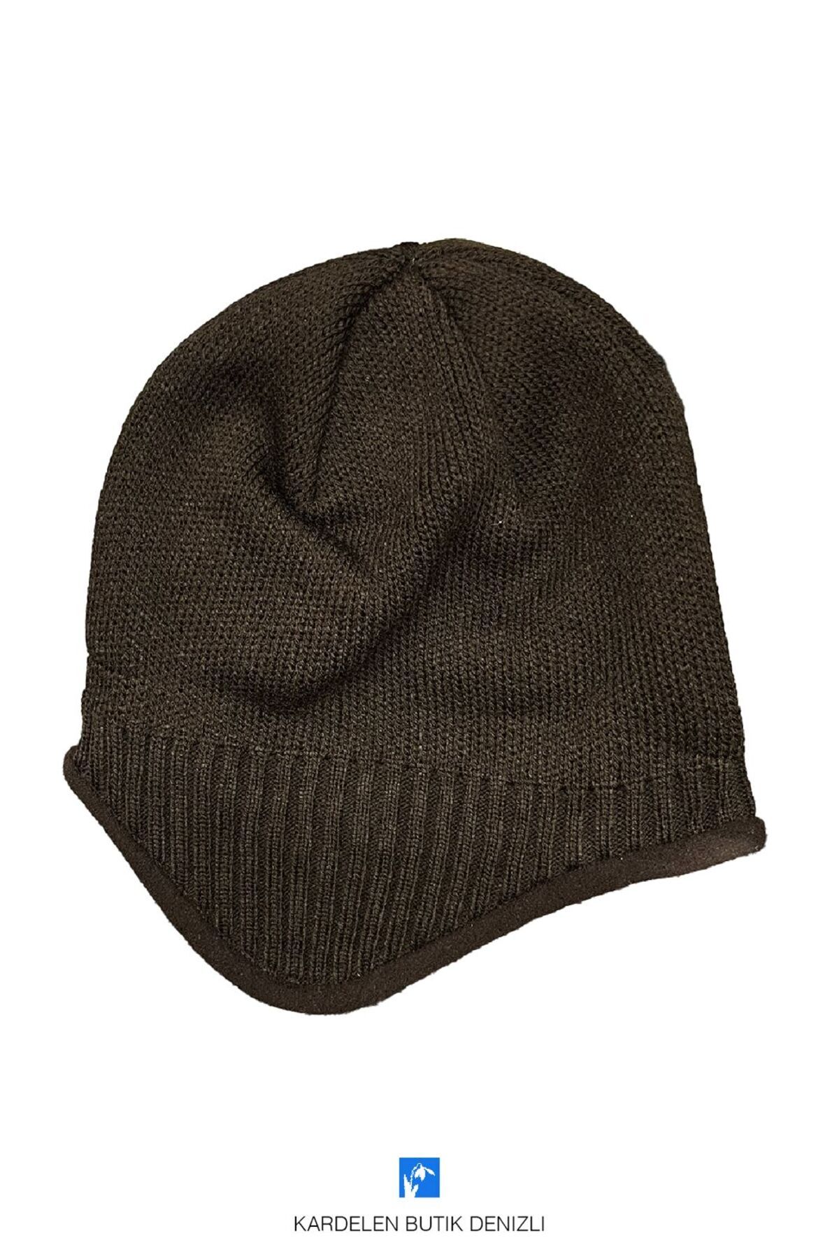 Winter Ear Protector Fleece Flat Beanie Cap for Women and Men