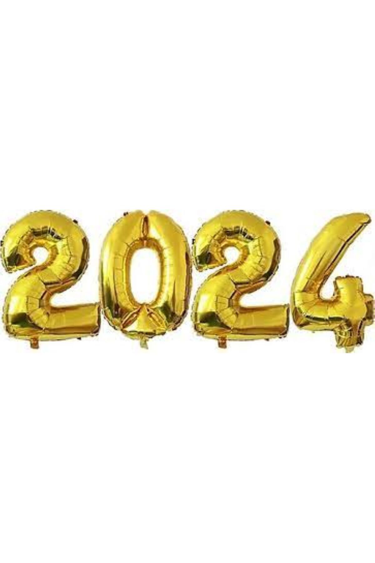 Gold metallic number balloons on sale
