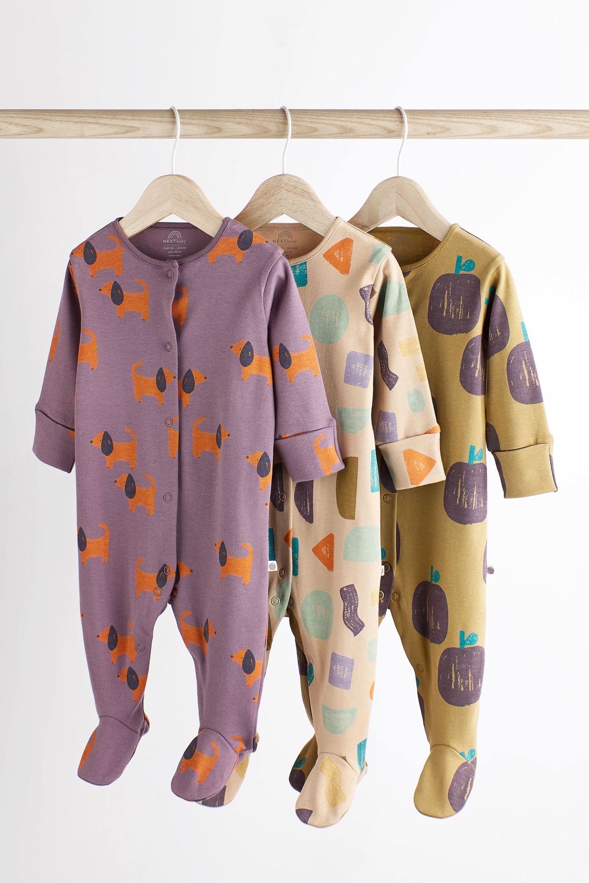 Next Baby Sleepsuit Purple Regular fit Trendyol