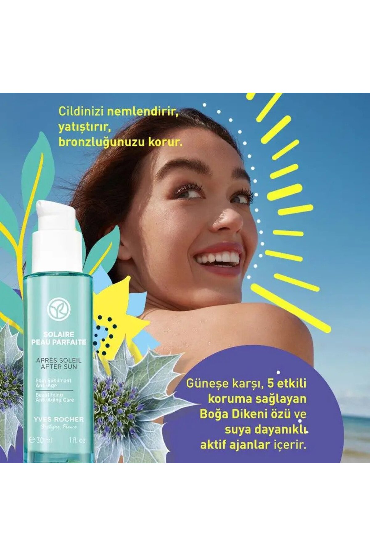 Güneş Sonrası Yüz Kremi - Yaşlanma Karşıtı / Solaire Peau Parfaite - 30ml — elif577414 — تصویر 2 از 7