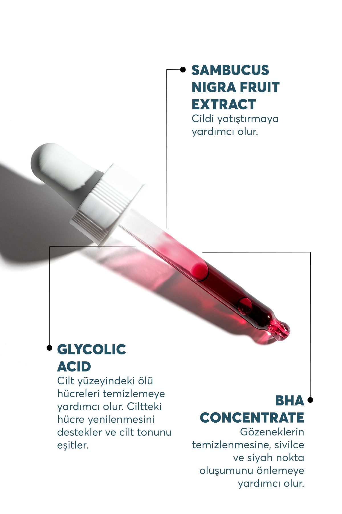 pure fine-Aha 10% + Bha 2% containing - rEvitalizing and SKin TonE Equalizing rEd Peeling SKin SErum 30 Ml 3