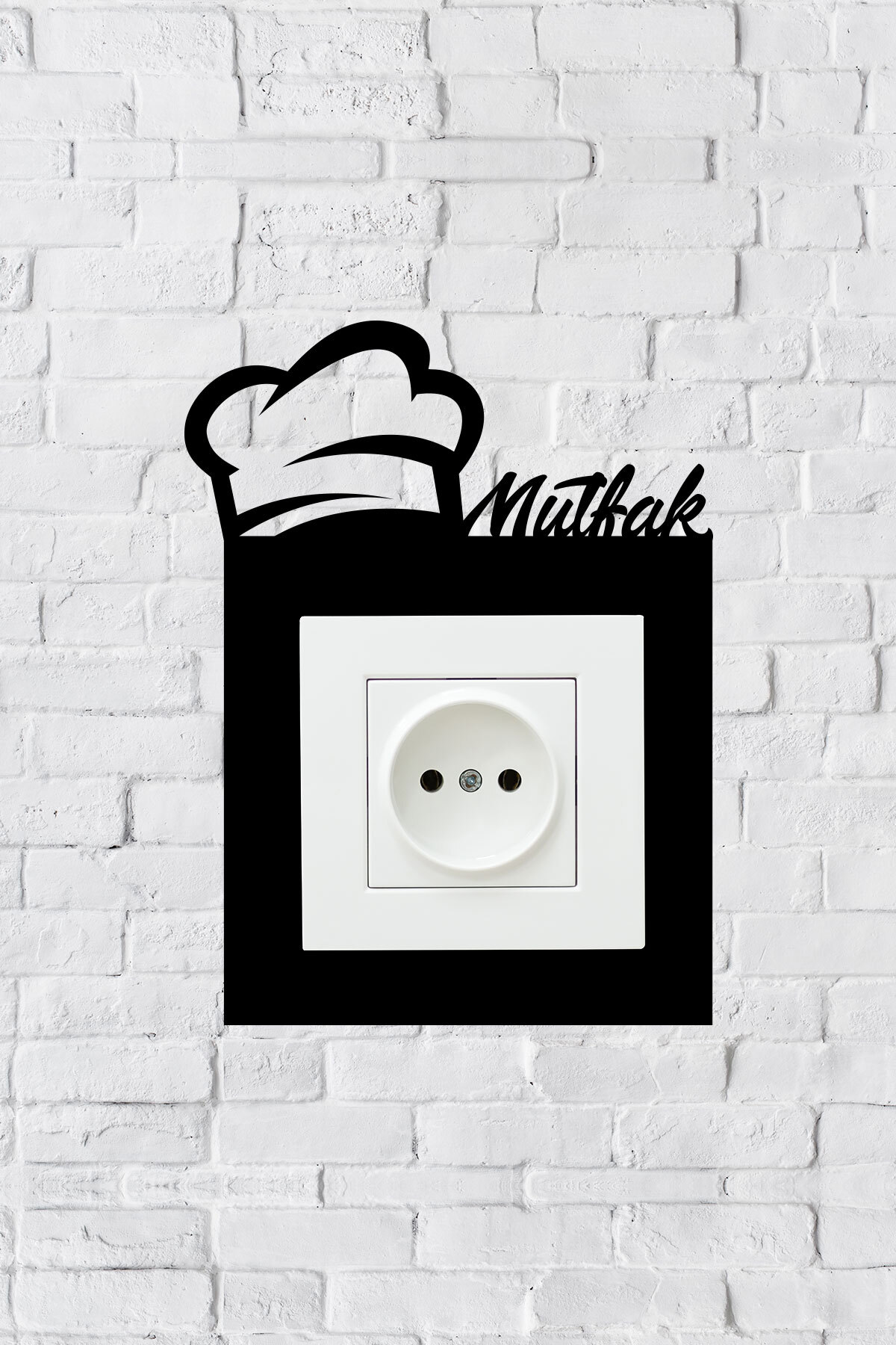Kitchen Wall Decoration Socket Frame (inner SIZE 8.4X8.4 CM) Decorative Socket Ornament- Switch Frame