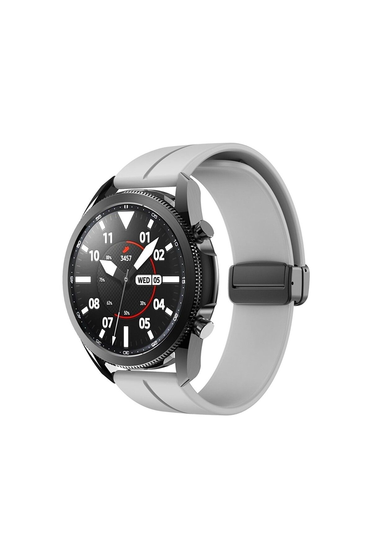Galaxy watch 3 45 silver best sale