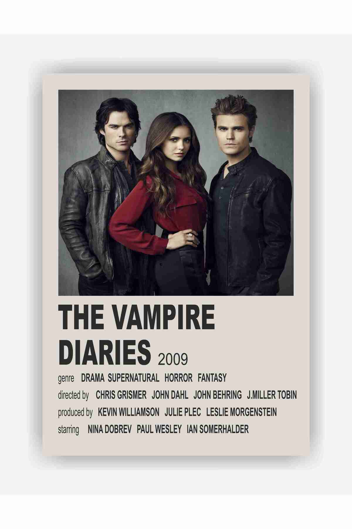 The Vampire Diaries Series Wall Poster - Thick Paper - Frameless