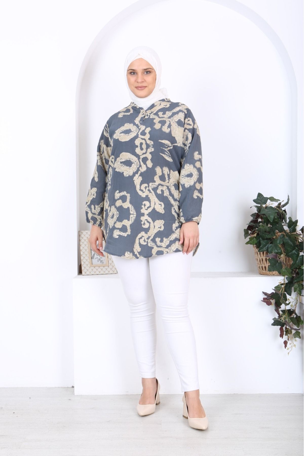 Tunikteks-Modal woven viscose soft kumas tunic 6