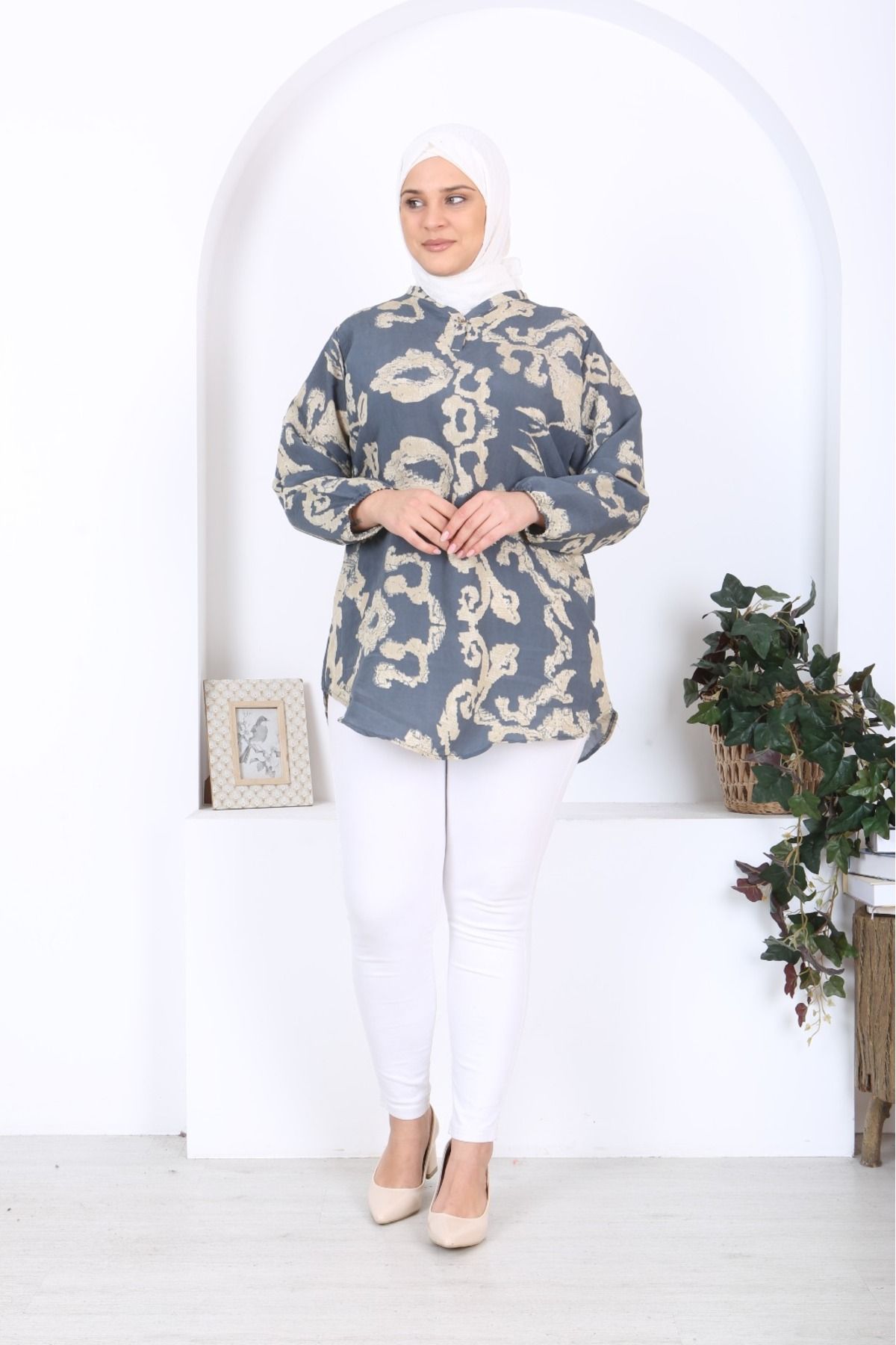Tunikteks-Modal woven viscose soft kumas tunic 7