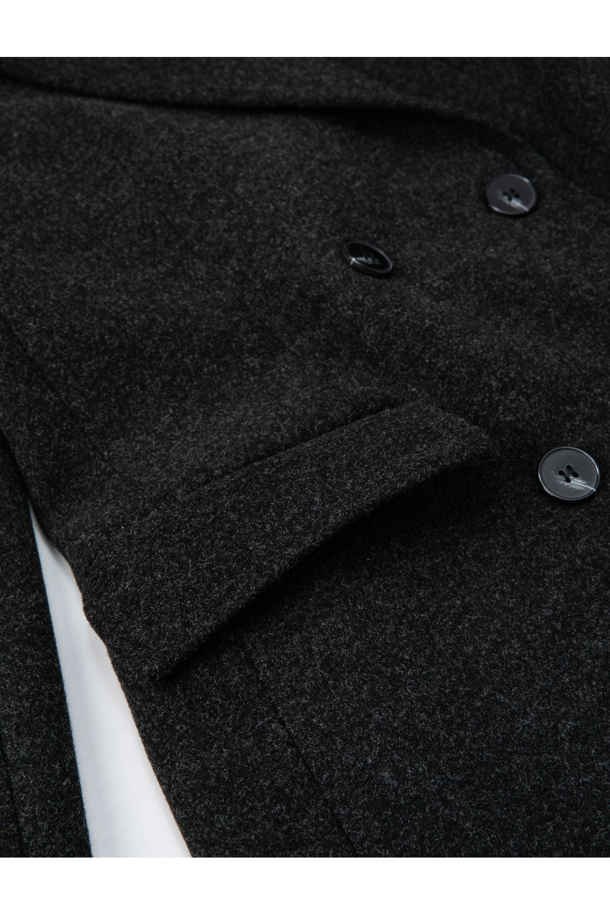 Koton-Blazer Jacket Double Breasted Buttoned with Flap Pockets 8