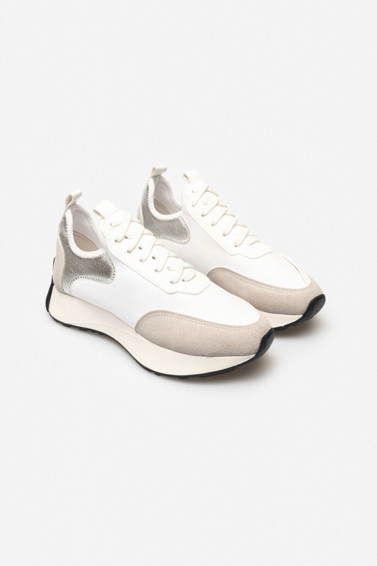 Matte silver shoes sales