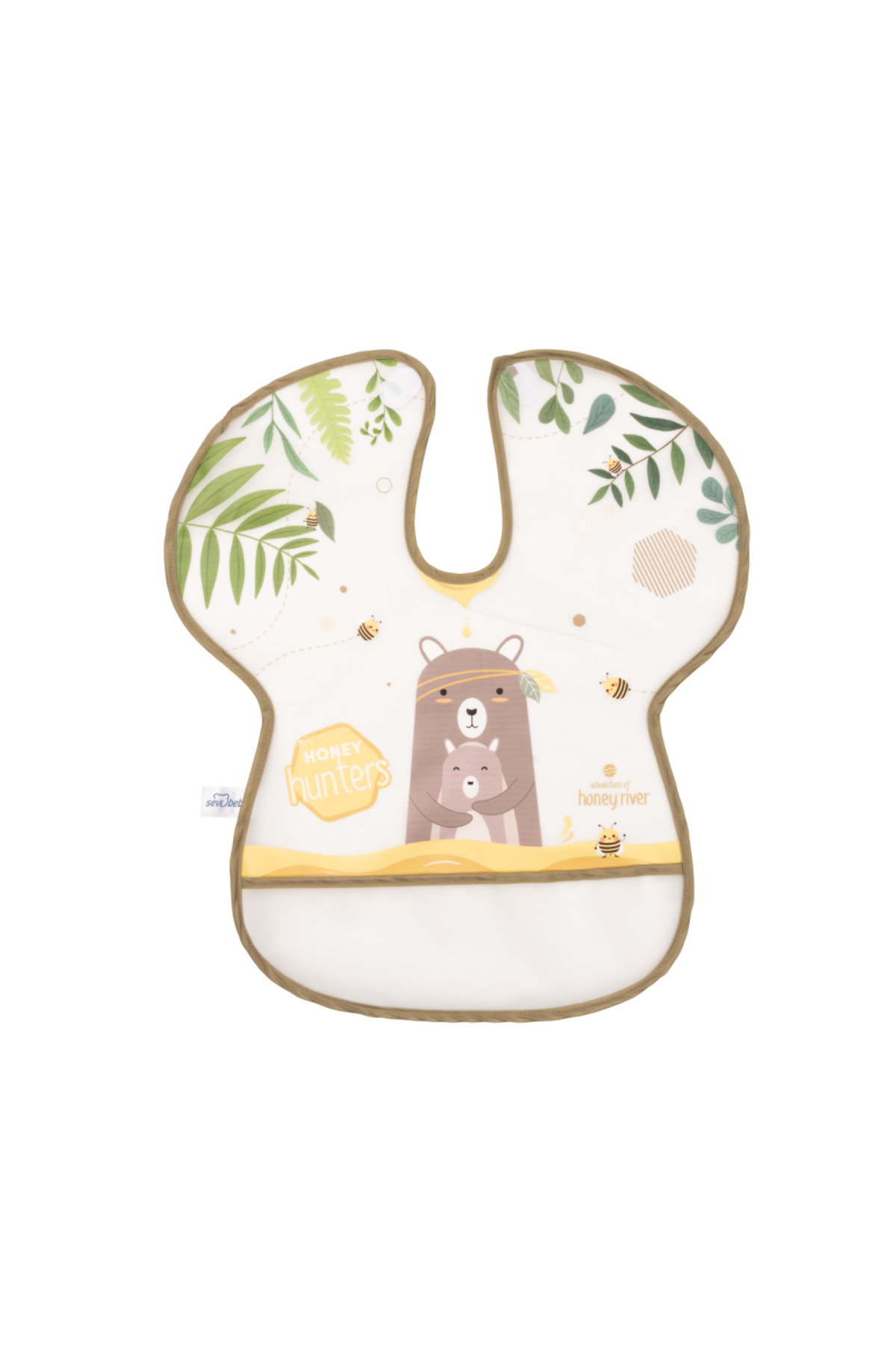 Sevi Bebe Büyük Cepli Eva Önlük Ayıcık fotoğrafı 2 (önizleme)