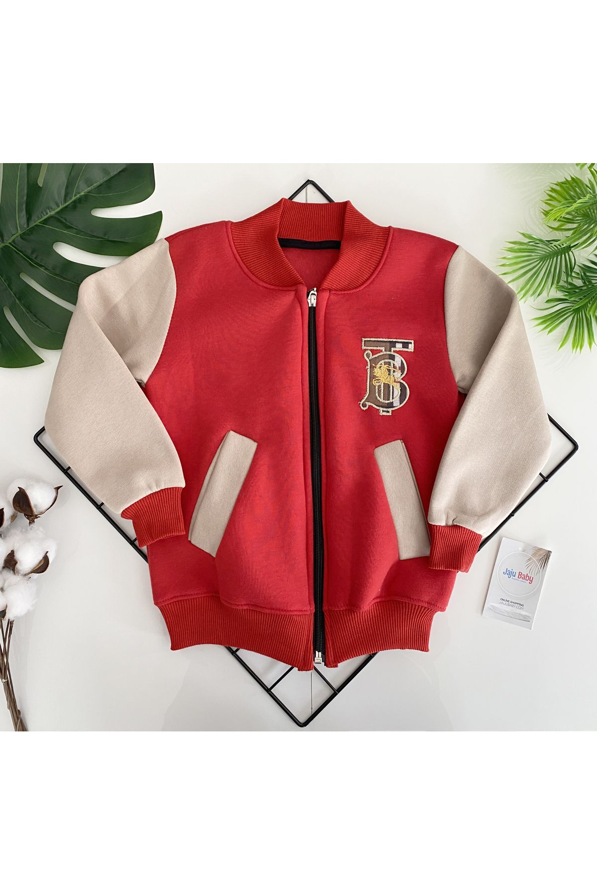 Jaju Baby Jacket - Red - Regular fit - Trendyol