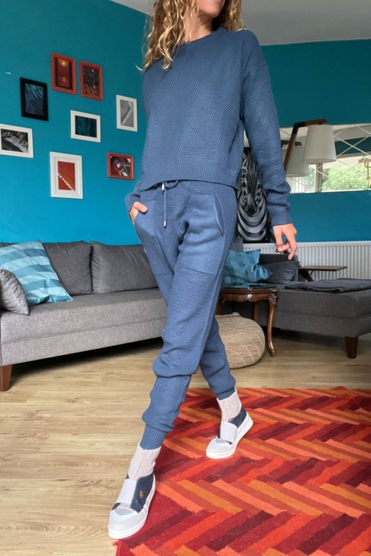 Knitwear tracksuit best sale