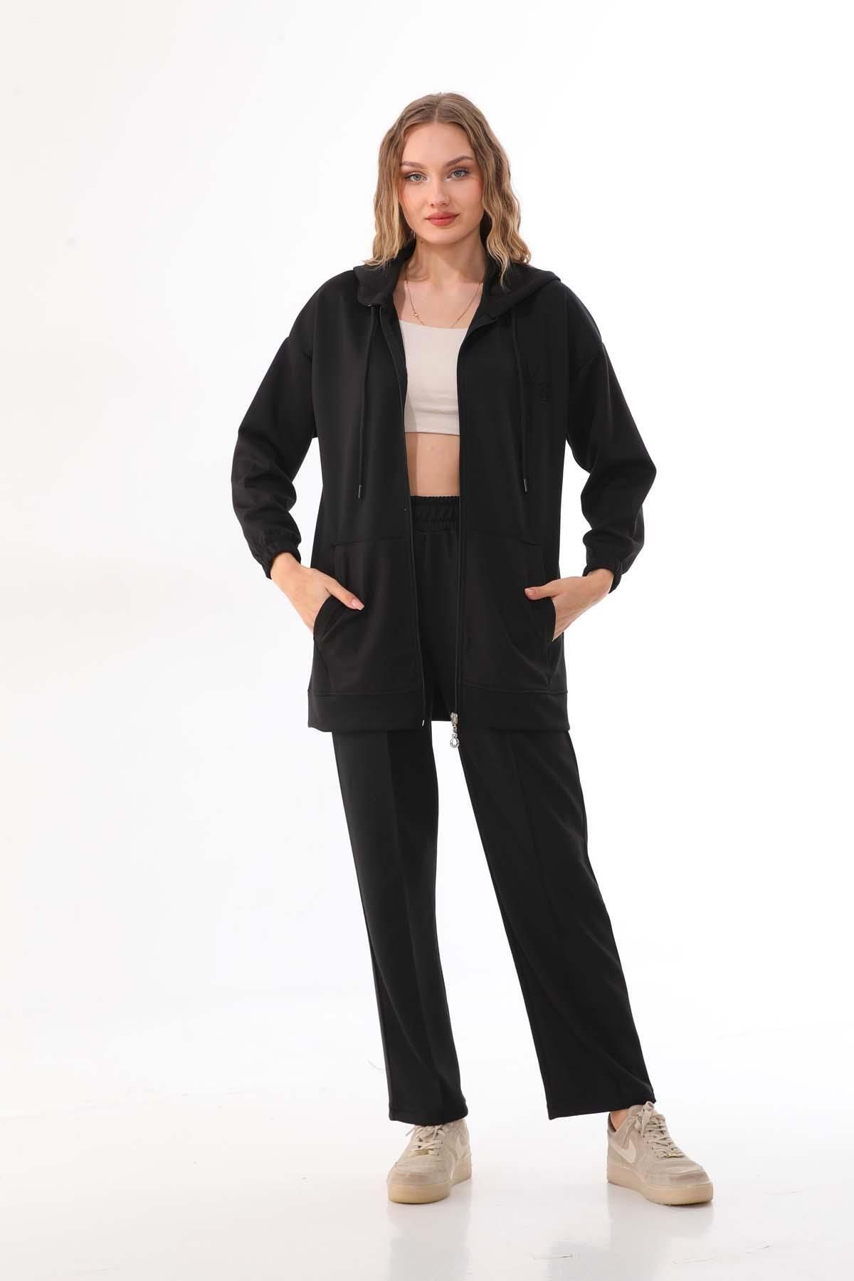 Womens black tracksuit 2025