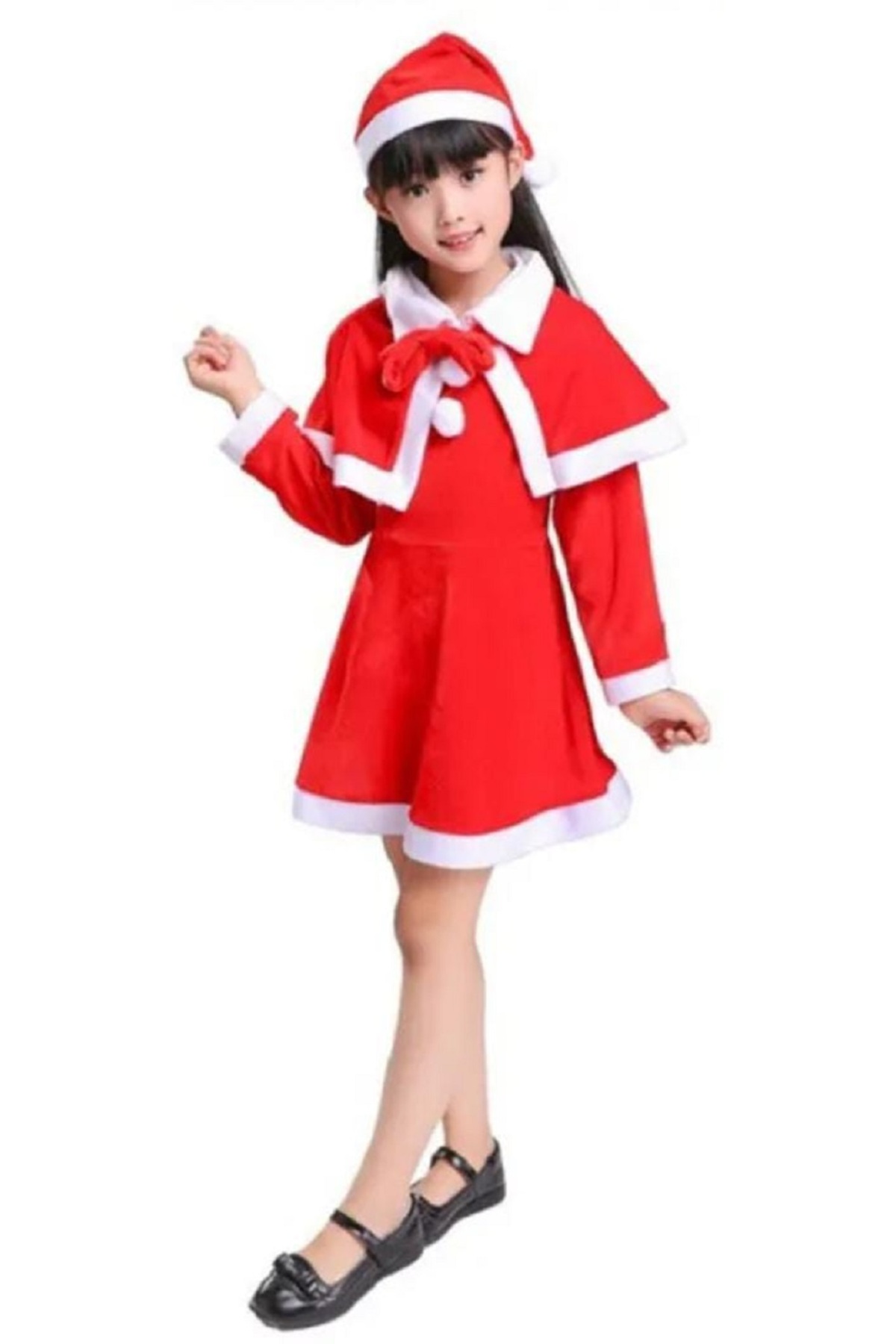 DilekKostüm Noel Baba kostümü Noel Anne Kız Kıyafeti Çocuk Kostüm