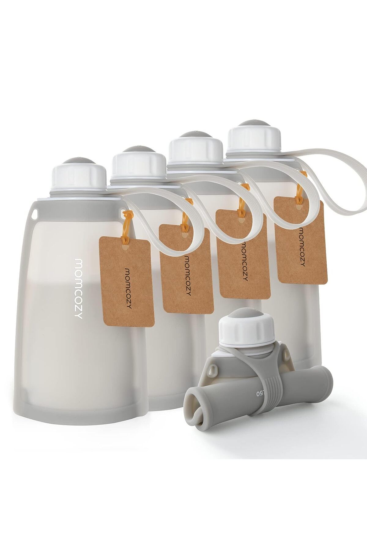 Momcozy-Silicone Breast Milk Storage Bags, Reusable for Breastfeeding 1
