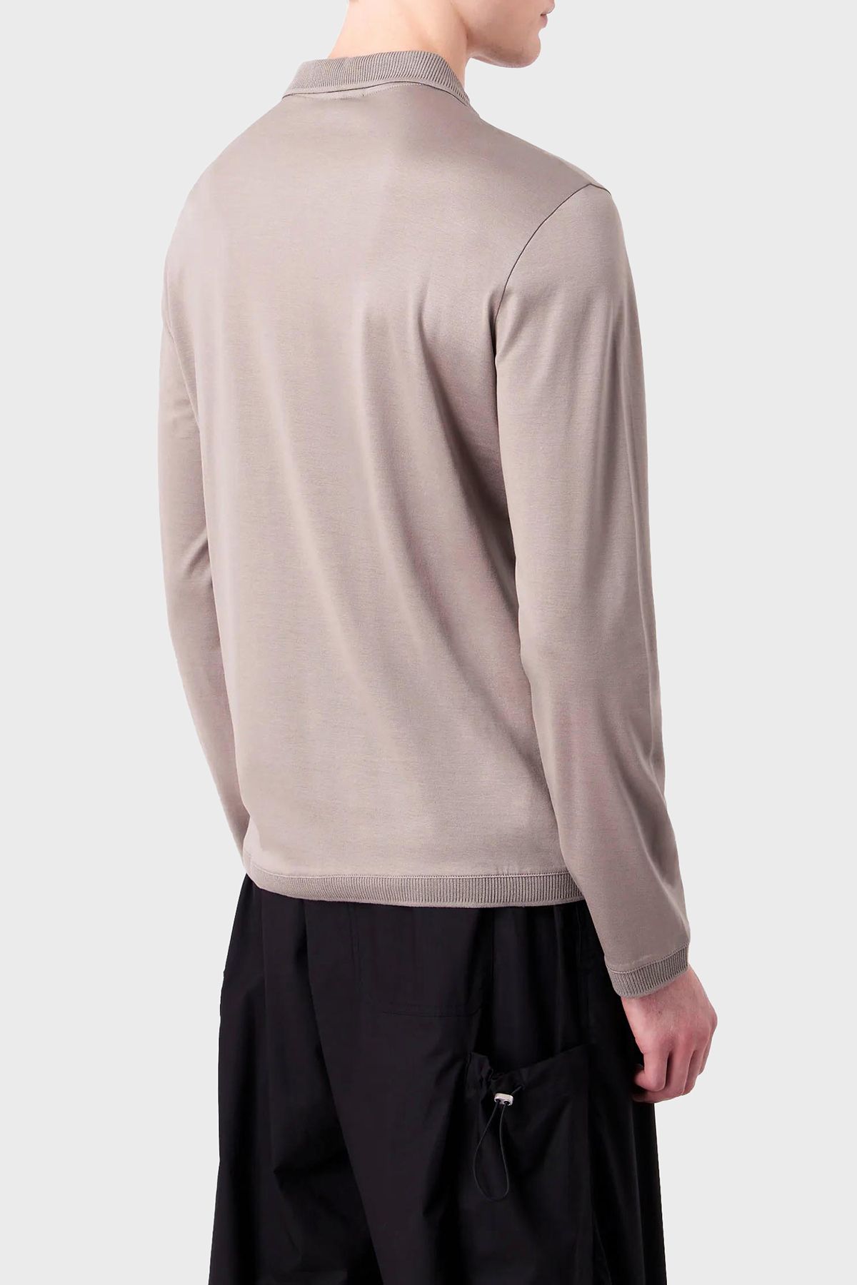 تی شرت یقه پولو مردانه یقه دار زیپ دار معمولی 6R1F85 1JUVZ 0643 Emporio Armani