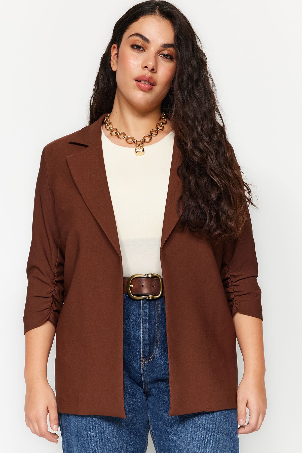 Plus size outerwear online