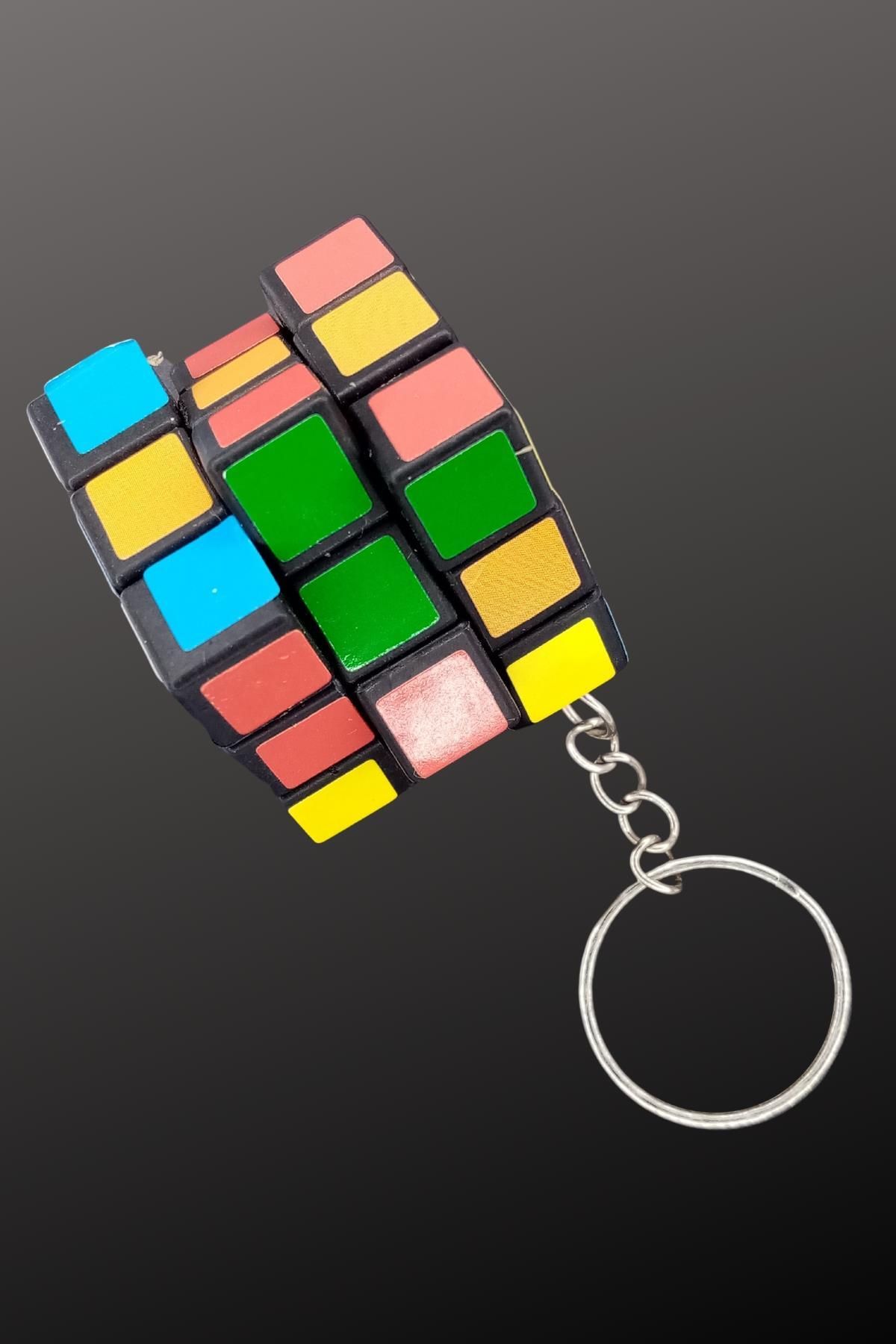 Dünyadan Hediyeler-Intelligence Cube Magic Rubik's Cube Keychain 3