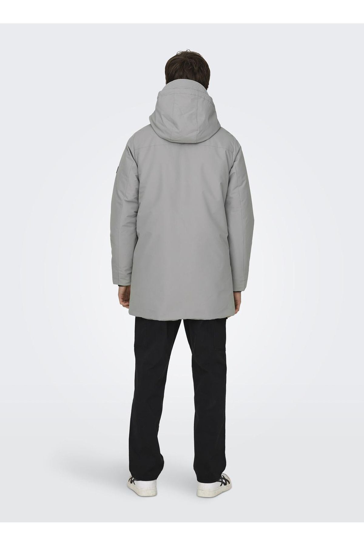 کت خاکستری مردانه Only Sons 22025871 ONSCARL LIFE PARKA OTW VD Only & Sons
